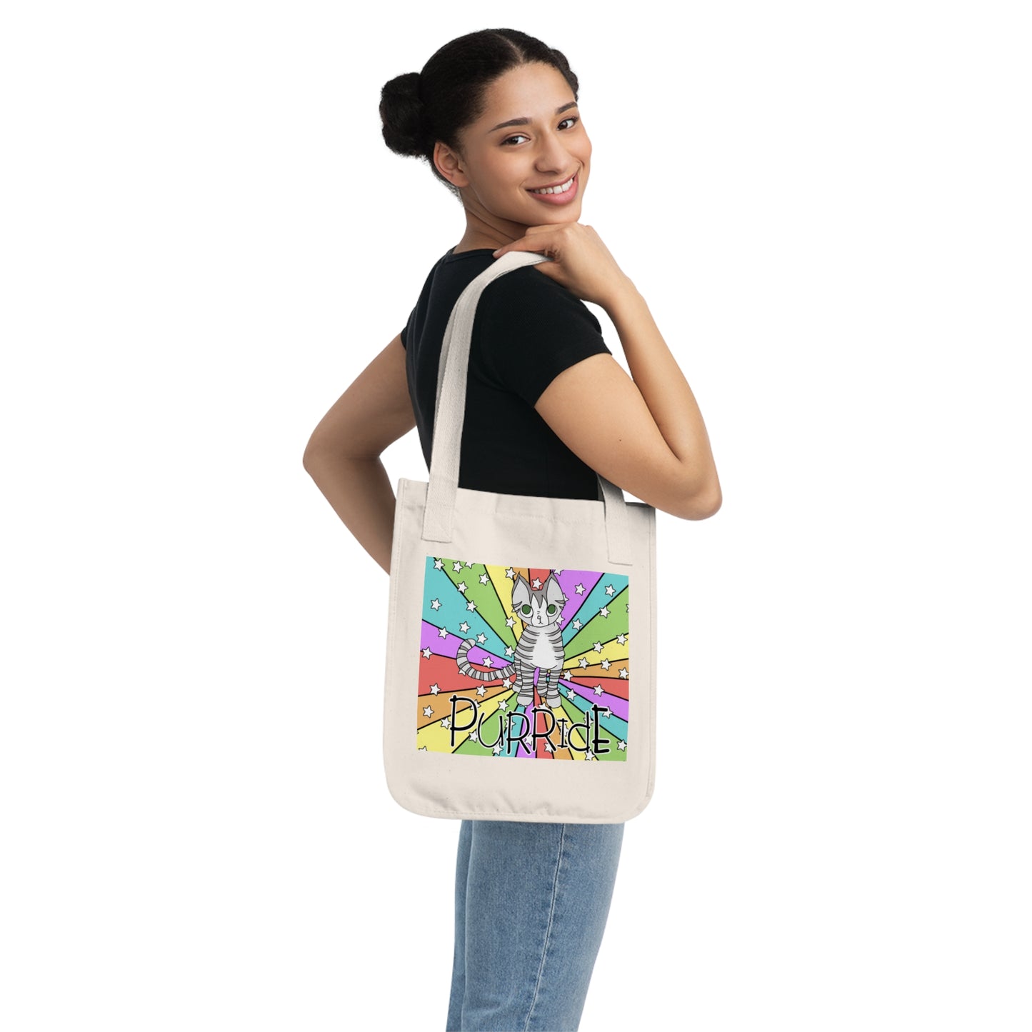 Littles Purride Organic Canvas Tote Bag