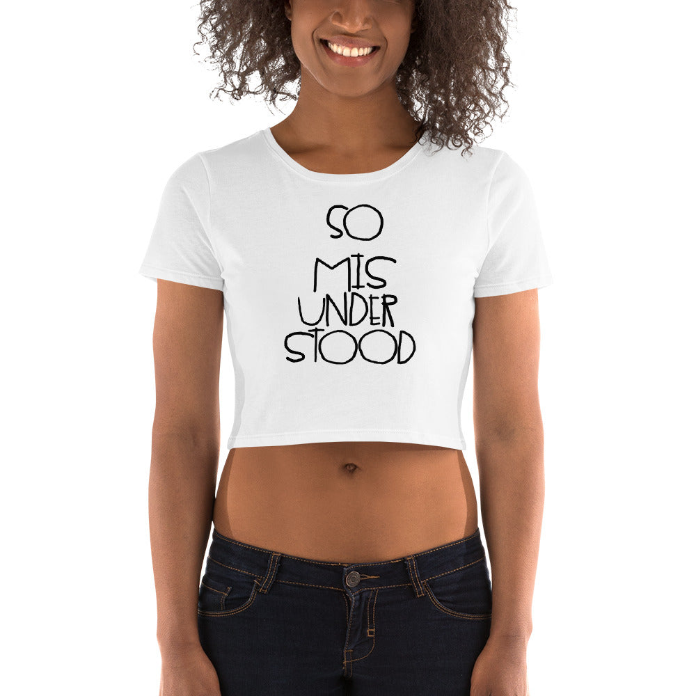 So Misunderstood Crop Tee