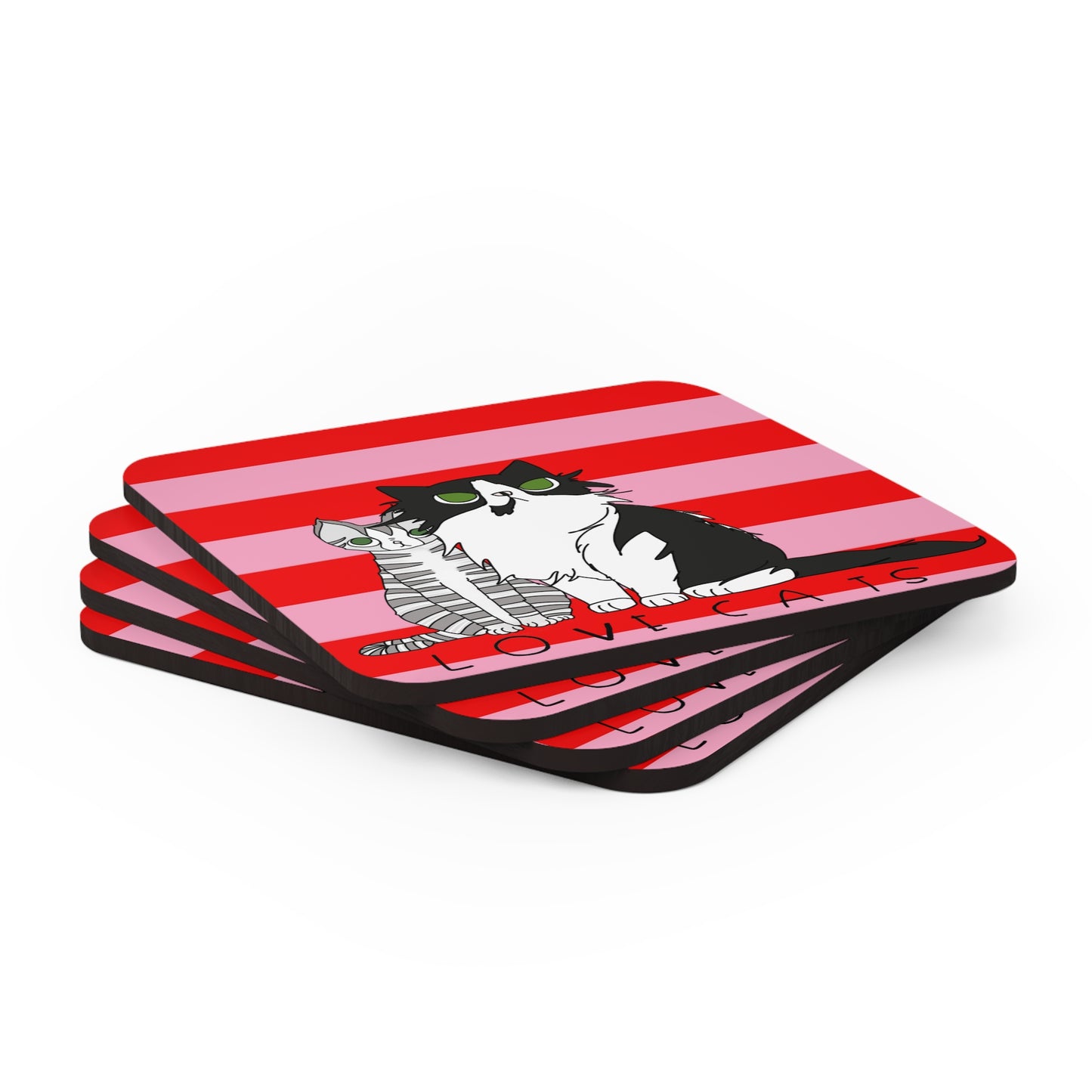 Love Cats Coaster Set