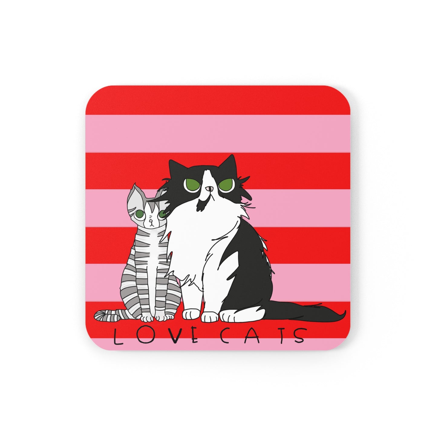 Love Cats Coaster Set