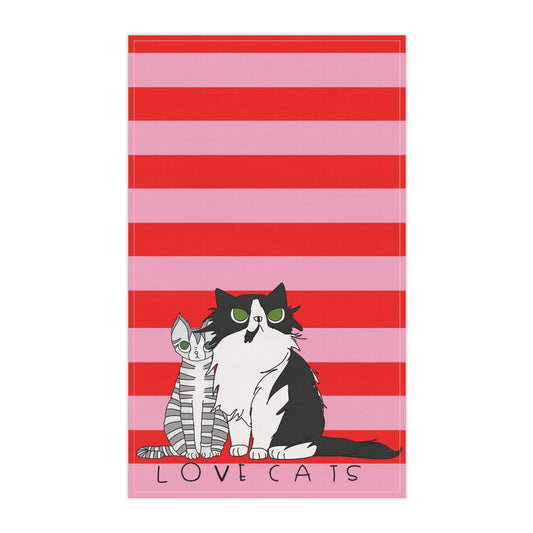 Love Cats Kitchen Towel