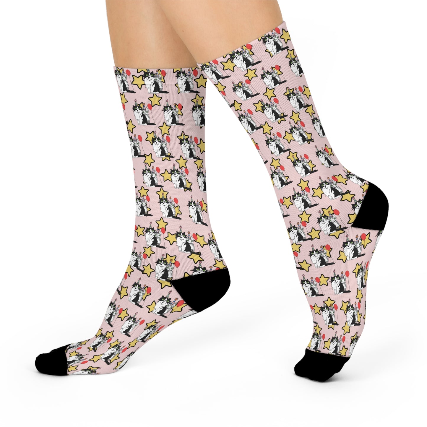 Party Cats Crew Socks