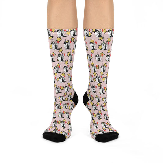 Party Cats Crew Socks