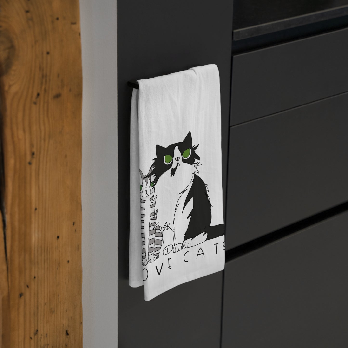 Love Cats Tea Towel