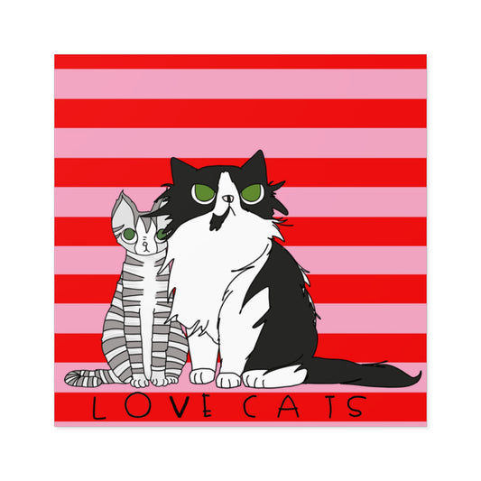 Love Cat Stickers