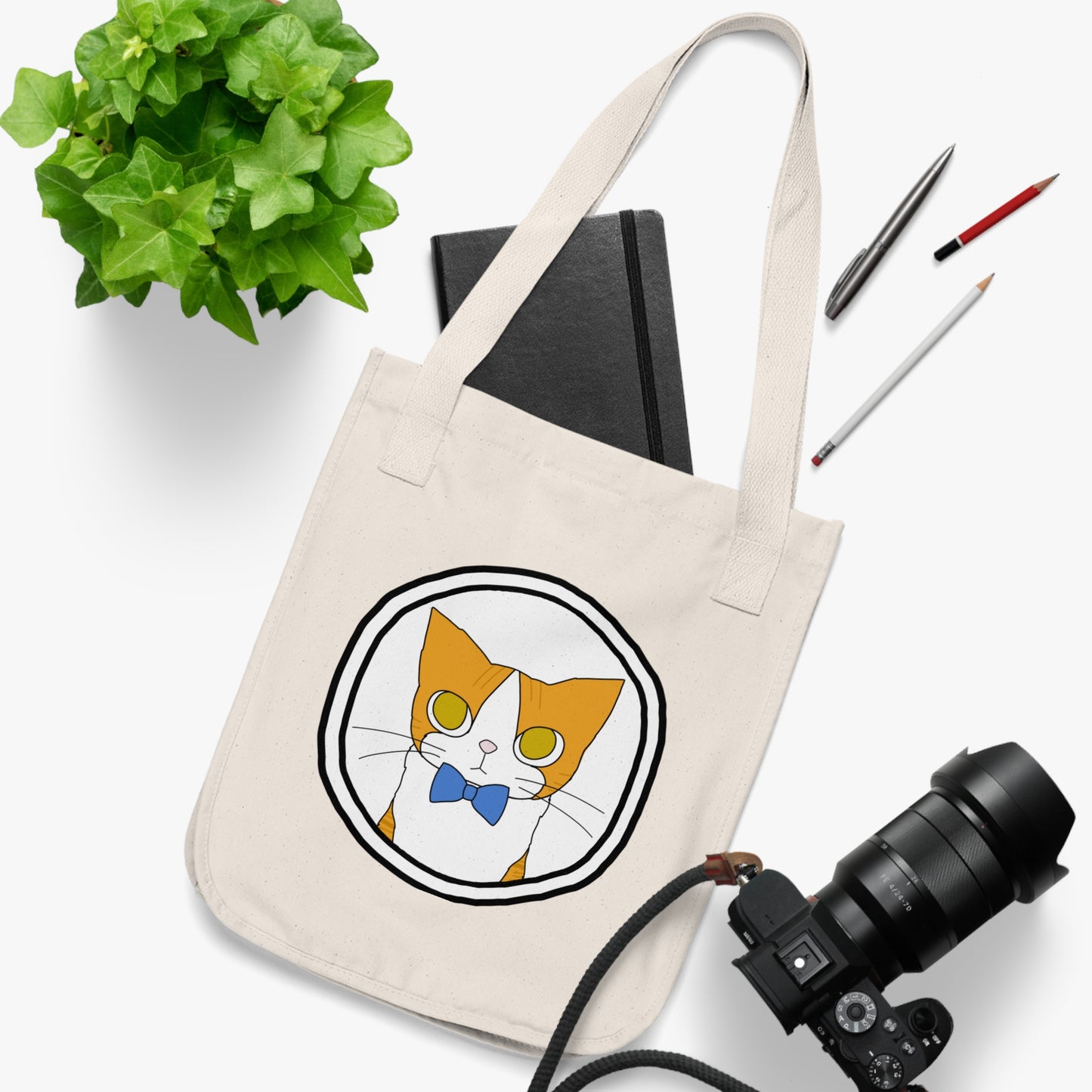 Chewy Organic Canvas Tote Bag