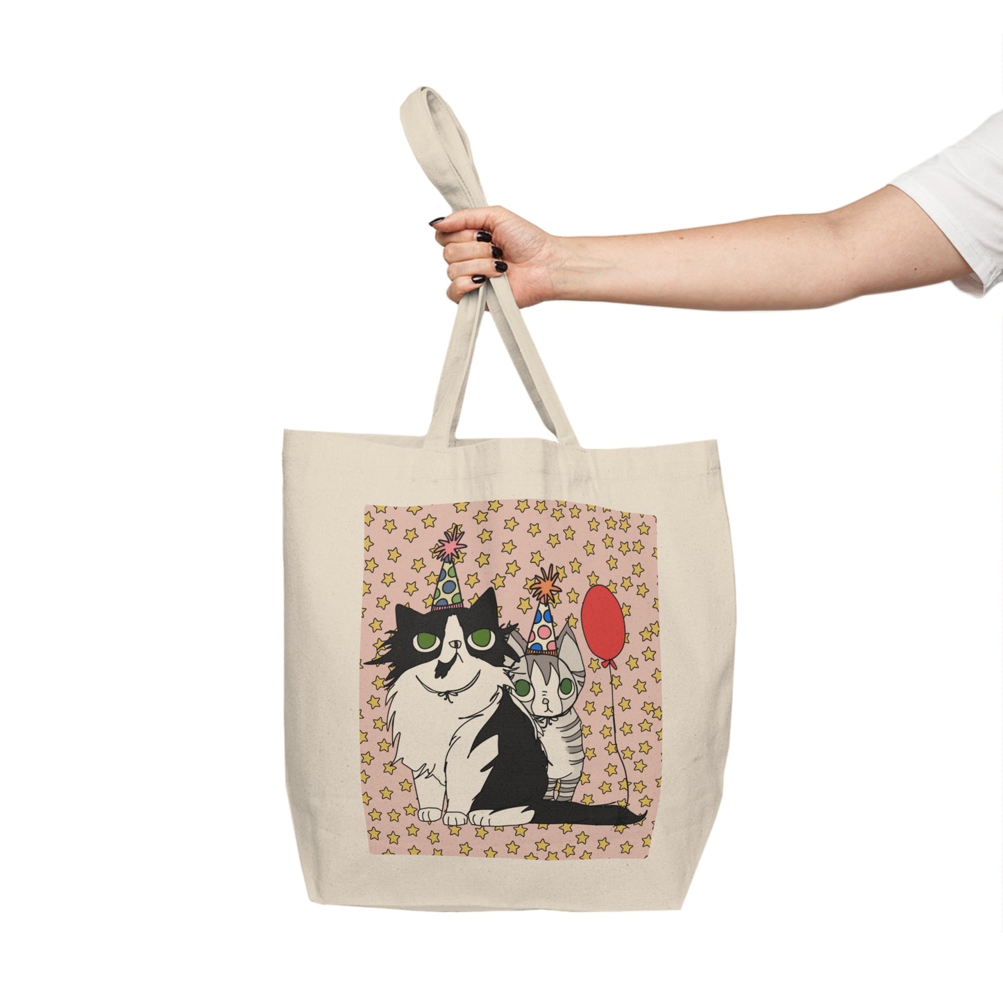 Party Cat Shopping Tote