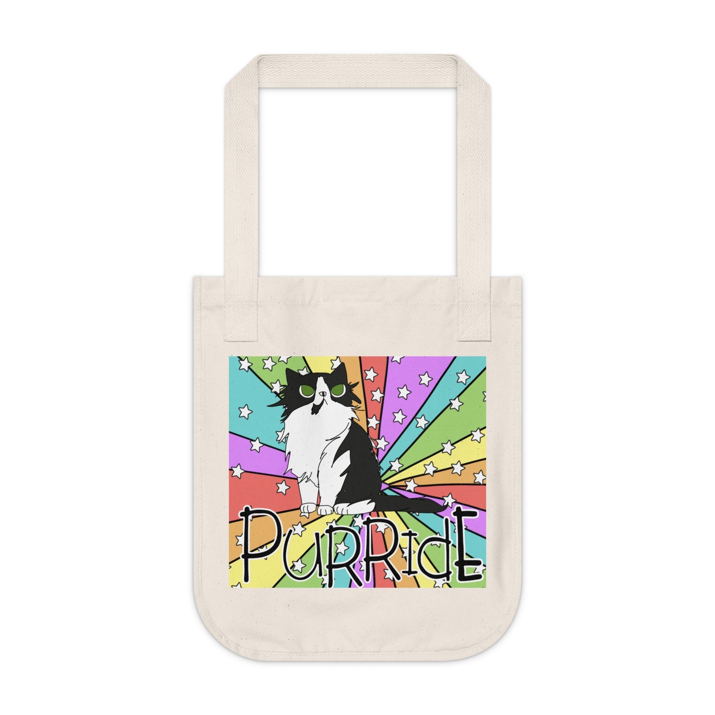 Biggie Purride Organic Canvas Tote Bag