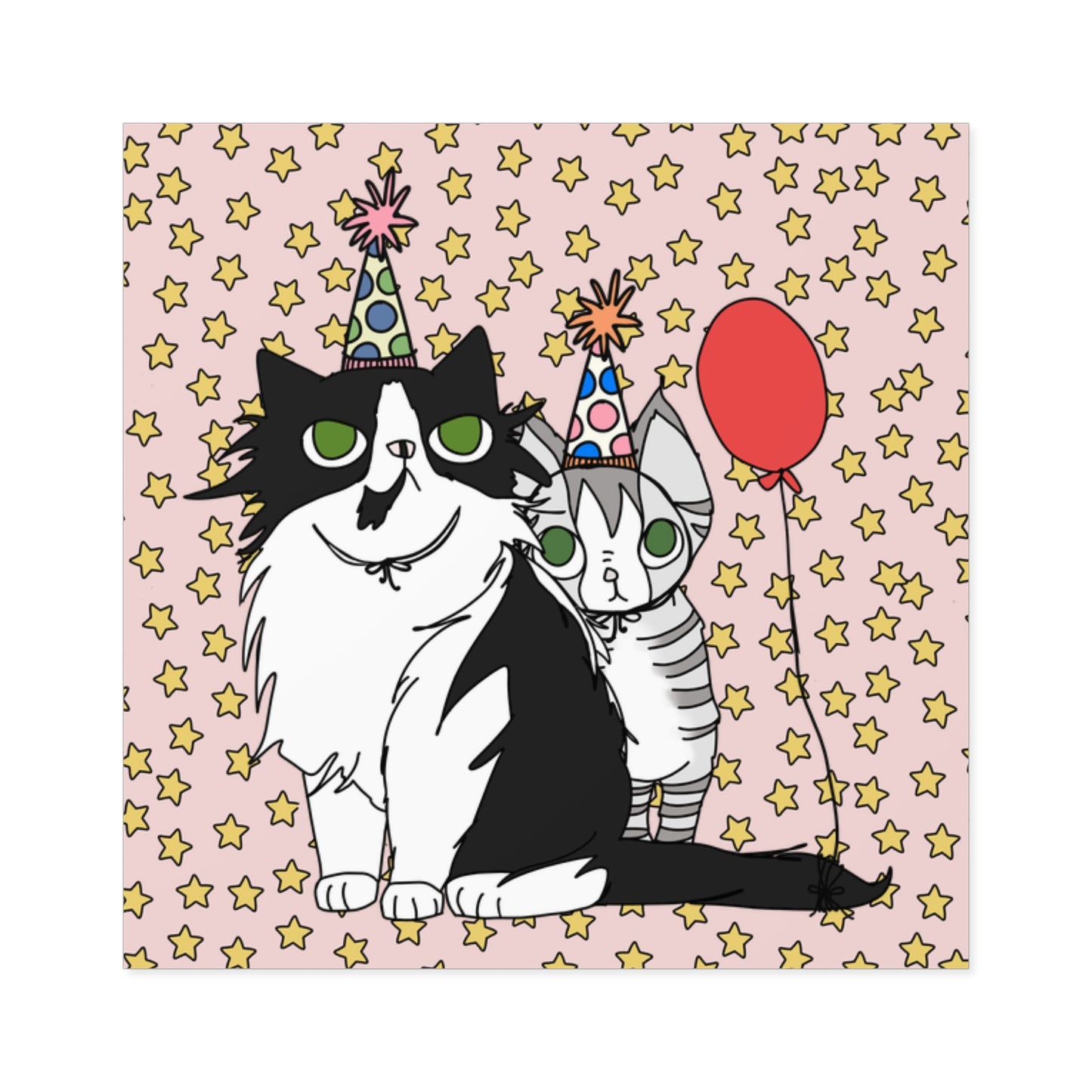 Party Cats Stickers