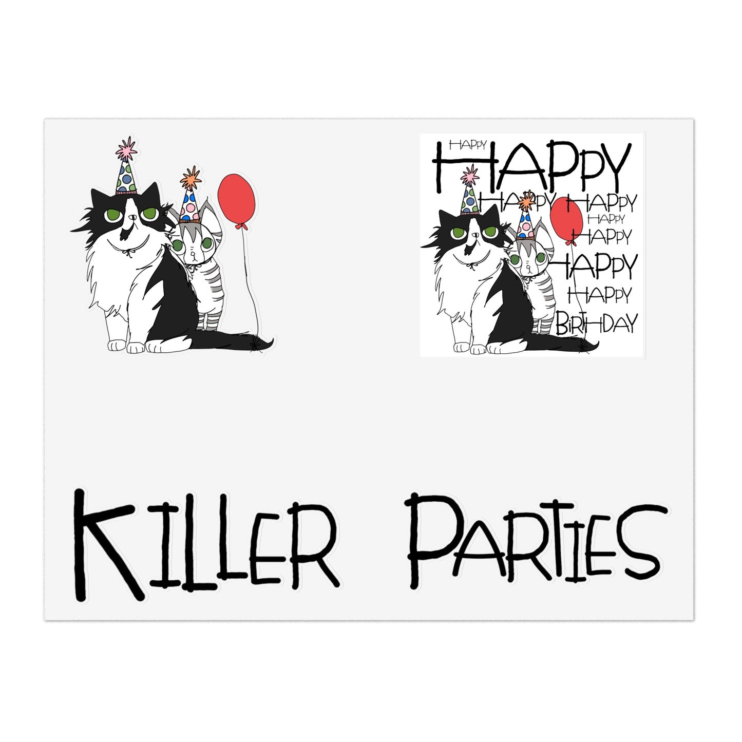 Party Sticker Sheets