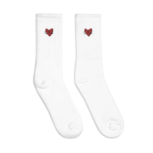 Love Cats Embroidered socks