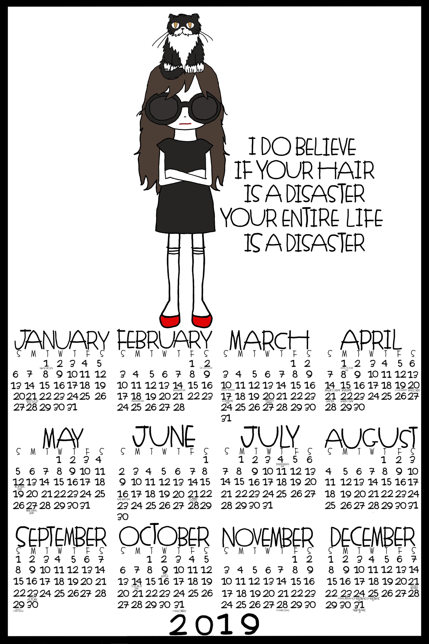 All in one calendar