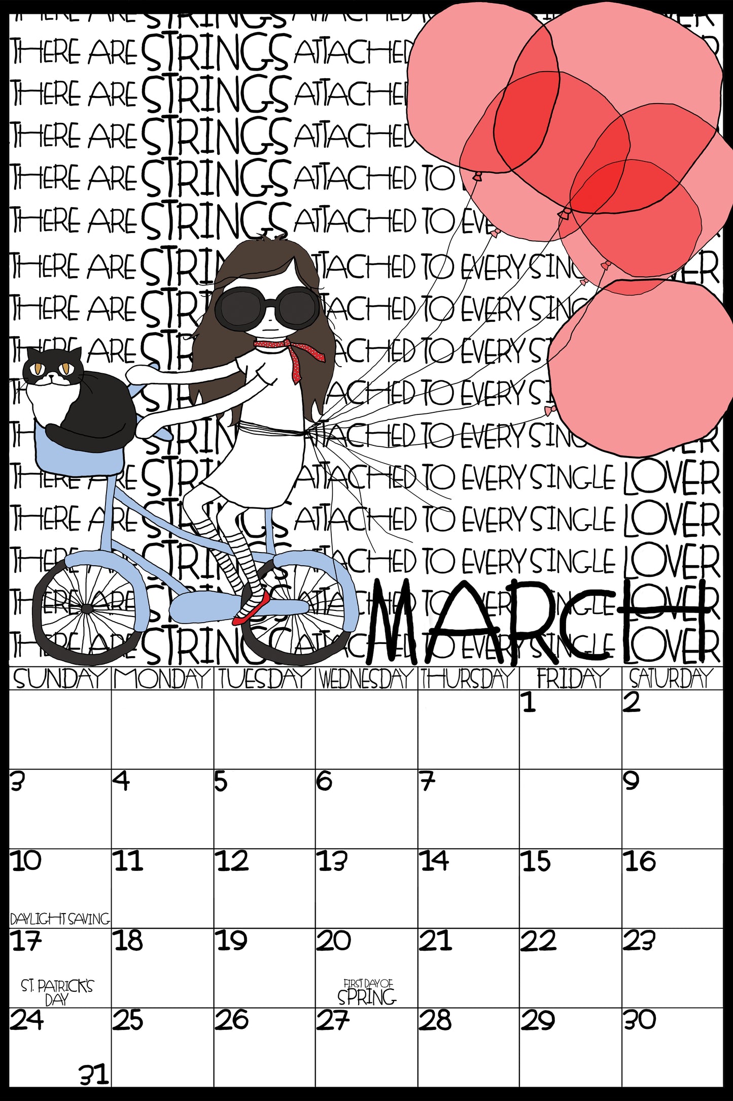 Love Song Calendar