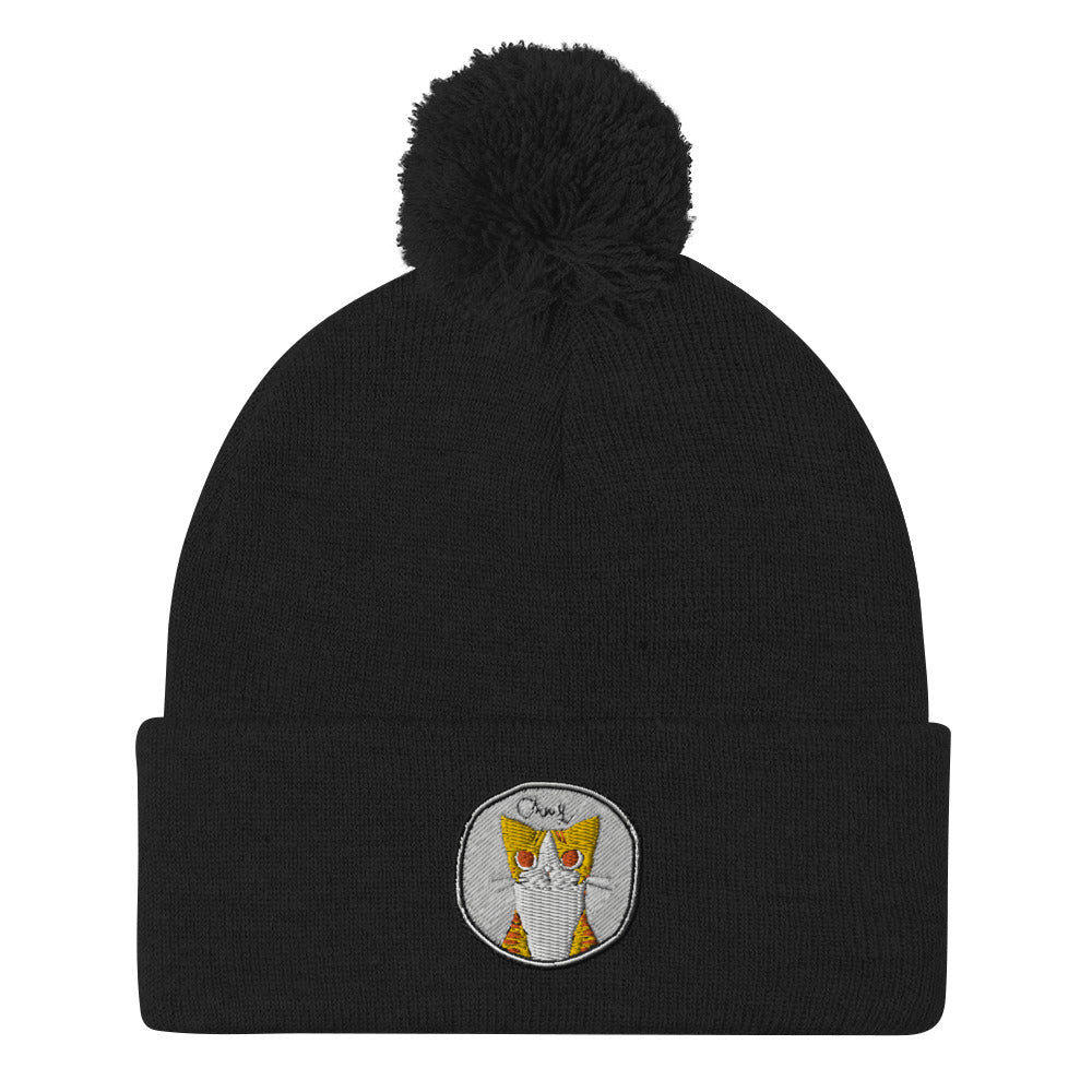 Chewy Pom-Pom Beanie