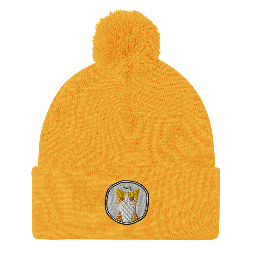 Chewy Pom-Pom Beanie